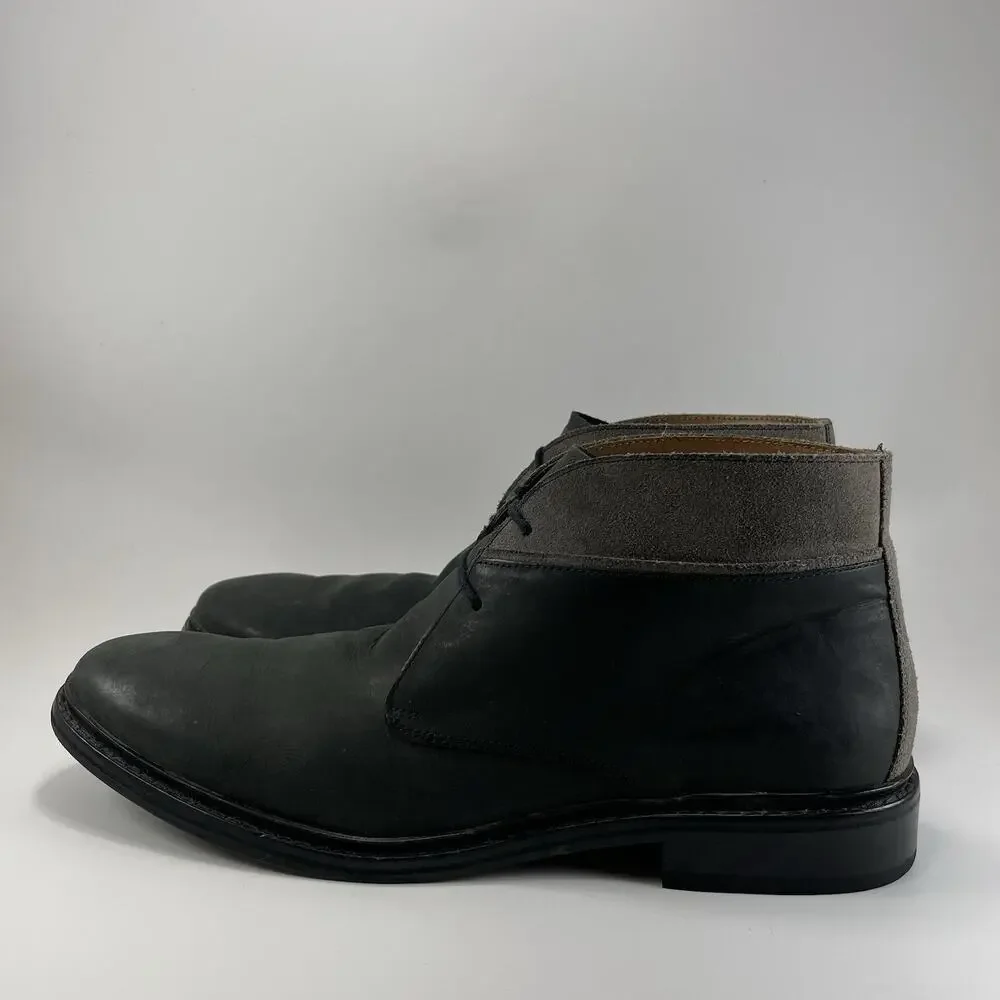 Cole Haan Colton Chukka Boots Mens 11 Gray Nubuck Lace Up Ankle Shoes